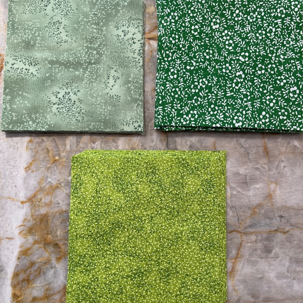 40 Precut 5" Quilt Squares Assorted Fabric Charm Pack